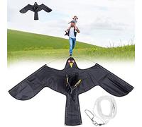 Akemaio Bird Repelling Eagle Kite,Birds Scarer Repeller Bird Repelling Eagle Kite for Gardens Orchards Fish Ponds Simulation Flying Hawk Kite