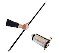 Akemaio Telescopic Pocket Staff, Magic Telescopic Pocket Staff Professional Stainless Steel, for Martial Arts, with Funny Props (a)