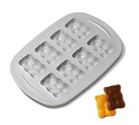 Akenz - Teddy Bear Shaped Silicone Mould for Pastry, Marshmallow, Chocolate, Cake Factory Compatible with Cake Factory + Free Ebook
