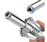 Akeoil 2 Pieces of 90 Degree Butter Gun Nozzle, Grease Fitting, Grease Nozzle Fitting, Compatible with All Grease Guns, Suitable for Automobiles, Industrial Machinery and Equipment Farms, Etc