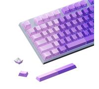 AKepopery Side Print Shine-Through Double Shot PBT Keycaps Set - 121 Keys, Cherry Profile, for MX Style Mechanical Keyboards (Cherry/Gateron/Magnetic Switches) - Gradient Green