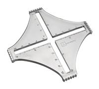 Akerworks Slip-Resistant Knitting and Crocheting Swatch Gauge