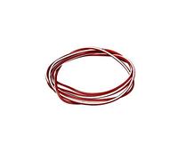 AKF Cable - Red/White 0.50mm² Vehicle Wire - 1m