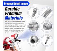 Akfldms 0538215 Airless Repair Kit for RX-80, to Replace The Internal Packing'S of an Airless
