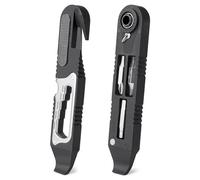 Akfldms 1 Piece Bike Tire Repair Ratchet Wrench Bicycle Tire Levers with Ratcheting Screwdriver Cone Wrench Bike Tool Kit Alloy Steel,Plastic for Road Bike