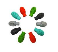 Akfldms 10 Pack Drumstick Weak, Silicone Quiet Tips for Silencing Drumming Practice, Drum Mute Accessories