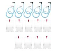 Akfldms 10 Sets Maple Syrup Tapping Kit Include 10 Maple Tree Taps Spiles 10 Pcs 35In Maple Syrup Tubes 10 Pcs 8L -Clear Bags