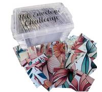 Akfldms 100 Envelopes Money Saving Challenge Budget Planning Handbook Mastering the Progress with Storage Box for Repay C 18.5 X 12cm