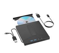 Akfldms 100G Blu Ray External Drive, 7 in 1 BD/CD DVD Optical Burner, Read Write Disc for PC Laptop Desktop