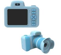 Akfldms 1080P Digital Camera with Flash Photo Video Mini Camera 2.0 Inch Screen Digital Zoom Camera for Child Blue