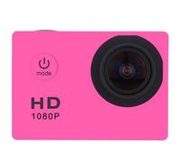 Akfldms 1080P HD Action Camera LCD Screen Waterproof 30m Sports Action Cam for Bicycle, Motorcycle, Skiing, Diving Pink