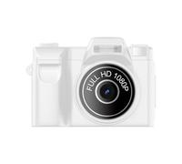 Akfldms 1080P HD Digital Camera 4x Optical Zoom Mini Portable for Kids 0.96-Inch Screen Photography White