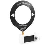 Akfldms 10Khz-180Mhz SMA Interface Mini Loop Antenna Pocket Size SI4732 Radio, Receiver,Mini Radio LSB USB AM FM Mini Radio White