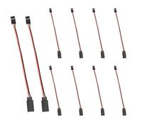 Akfldms 10Pcs 150mm Servo Extension Lead Wire JR Cable 3Pin Male to Female for RC Car