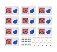 Akfldms 10PCS PN532 NFC RFID Wireless Module V3 User Kits Reader Writer Mode IC S50 Card PCB Attenna IIC SPI HSU 10PCS PN532 NFC RFID V3 Module