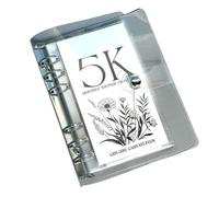 Akfldms 12-Months Envelopes Money Saving Challenge Easy and FunnyWay to Save 5K Budget Planner Envelope Challenge