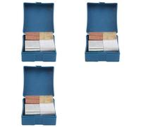 Akfldms 12PCS Cubes Set for Density Measurement Same Volume Different Mass Materials Physics Experiment Teaching Tool