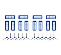 Akfldms 12X Replacement Parts Filters Side Brushes Compatible for Robovac G10 G30 Hybrid Robot Vacuum Cleaner Accessories