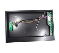 Akfldms 14Inch Screen DIY Display Metal Shell -Compatible VGA AV TV LCD Driver Board Drive Board Metal Box