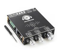 Akfldms 160W+ 160W 2.0 Channel Stereo Amp Amplifier Board,T160HS DC 12-36V, BT and AUX Input Ports, Featuring Treble and -Control
