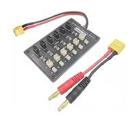 Akfldms 1S 6 Series Battery Parallel Recharging Board Built-in Short Circuit Protections Supports Most Lipo Balance Recharger