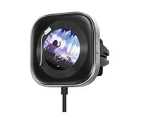 Akfldms 2 in 1 Carplay Wired to Wireless Android Auto Adapter DIY Display Screen Smart Box Aroma Clip on Car Vent DIY Display Plug Play Smart Box with Aroma Clip 2 in 1 Carplay Android Auto Wireless A