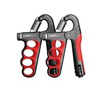 Akfldms 2 Pack Hand Grip Strengthener for Muscle Building and Injury Recovery 11-220 Lbs Hand Squeezer Adjustable Resistance Easy Install A