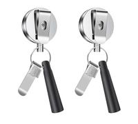 Akfldms 2 Pack Heavy Duty Retractable Pull Pen Pencil Holder Universal Retractable Lanyard Pen for Carpenters,Nurses,Waitresses