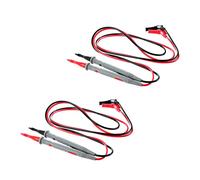 Akfldms 2 Pair Digital Multimeter 1000V 20A Universal Test Lead Cable Probe Red+Black