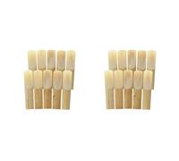 Akfldms 20 Pack Alto Sax Saxophone Reeds Strength 1.5 2.0 2.5 3.0 3.5 4.0 Saxophone Woodwind Instrument Parts Accessory