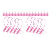 Akfldms 2000 Pcs Plastic Tamper Seals Fire Extinguisher Tags Security Tags Seals Safety Numbered Zip Ties Labels Pink