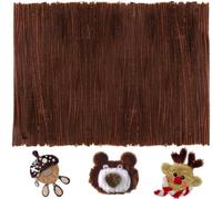 Akfldms 200pcs Pipe Cleaners, Pipe Cleaners for Crafts, Craft Supplies Multicolor Chenille Stems for DIY (12inchx6mm,20colors)