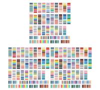 Akfldms 22200 Sheets Transparent Sticky Notes Self-Adhesive BookMarker Annotation Reading Book Clear Tab Posted It