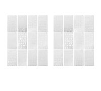 Akfldms 24 Pcs Alphabet Stencils Reusable Letter Painting Stencils Plastic DIY Drawing Spraying Scale Templates