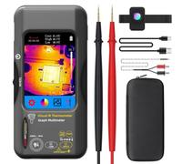 Akfldms 25Hz Thermal Imaging Camera Multimeter 320× 320 Resolution Infrared Thermal Camera 15 Thermal Palettes-Ranging Tester