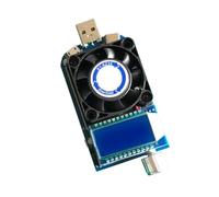 Akfldms 25W 35W USB Electronic Load Adjustable Constant Current Aging Resistor Battery Voltage Capacity Tester Voltmeter Electronic Device Battery Tester 35W