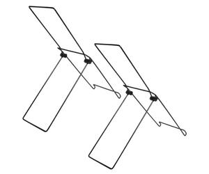 Akfldms 2pcs Garden Solar Panel Stand Solar Panel Holder Steel Panel Mobile Rack Foldable Solar Panel Support Bracket