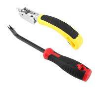 Akfldms 2PCS Staple Removers Heavy Duty Staple Remover Staple Puller Tool Upholstery Stapler Puller Lifter for Carpet, Wood, Floor, Furniture, Construction Customer Demand