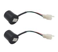 Akfldms 2X 3 Pin 48V-60V LED Turn Signal Flasher Relay for Citycoco Electric Scooter Flasher Accessories