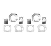 Akfldms 2X Aluminum RACING ZDX Throttle Body Adapter Kit for Si 2006-2015 Car Accessories
