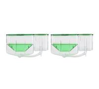 Akfldms 2X Aquarium Fish Tanks Breeding Box Little Fish Double-Layer Isolation Incubator for Fish ShrimpSpawning Box