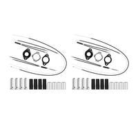 Akfldms 2X Bike Gyro Brake Cables Front + Rear with Spinner Rotor Complete Set, BMX Bicycle Brake Lines Set for Most Gyro Bikes