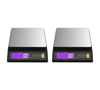 Akfldms 2X Digital Scale Rechargeable Electric Scale 0.1g 1g Kitchen Scale Counting Tare Auto Power Off Unit Conversion 10kg 1g