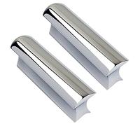 Akfldms 2X Guitar Slide Steel Solid Stainless Tone Bar Hawaiian Slider for Acoustic Electric Guitar Instruments Portable