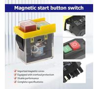 Akfldms 2X Kjd6 5E4 250V 6A Universal Safety Switch: Electromagnetic Waterproof, Against Power Outage Tool Switch, Button