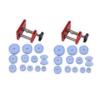 Akfldms 2X Micropress Watch Case Press Micropress Medium Heavy Duty Watch Case Pressing Tool with 24 Nylon Dies for Watch Repair
