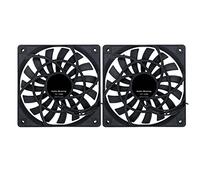 Akfldms 2X Mute 120mm 12cm PWM Cooling Fan Slim 12mm,New 120X120X12mm DC 12V 0.25A 1400RPM Computer PC Case Chassis Cooler Quiet