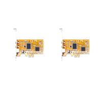 Akfldms 2X PCIE to AV 878A Video Capture Card PCIE Surveillance HD Image PCI-E 878A Capture Card for Medical Imaging