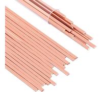 Akfldms 30 Sticks Brazing Rods Industry Grade Solder Copper Phosphor Welding Rods for Air Conditioning,Refrigerator Cold Storage