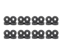 Akfldms 32x High-Speed 608RS Hybrid Black Ceramic Bearings Skateboard Bearings Ceramic Plastic Arc 608 Bearings